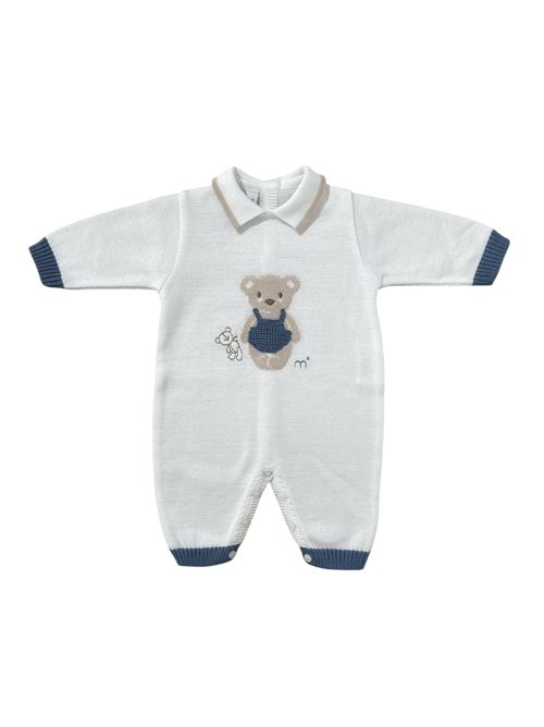 Tutina intera in cotone MARLU' | EB6610BIANCO OCEANO SABBIA